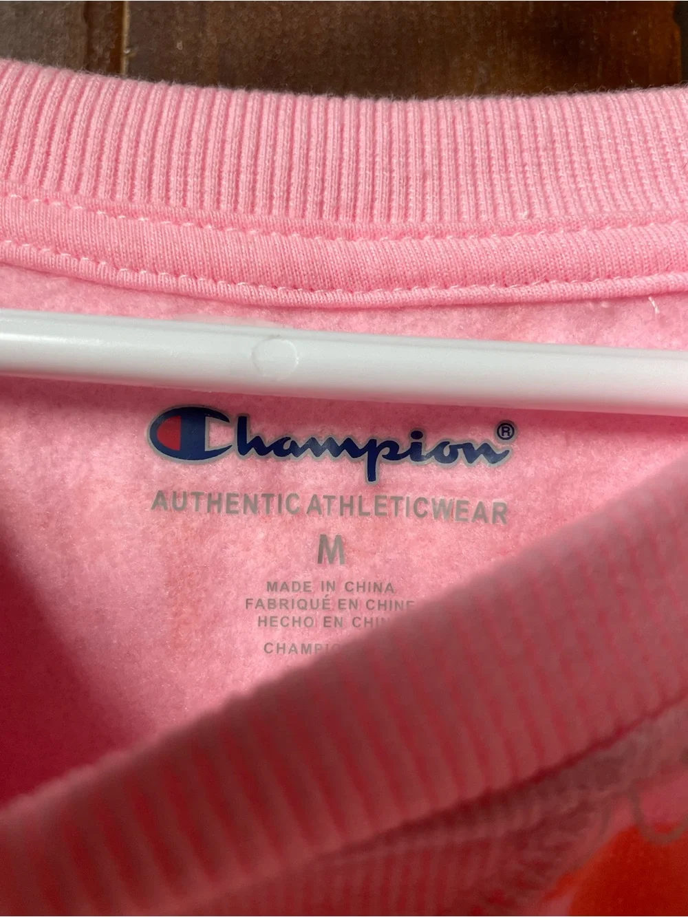 Champion girls medium pink sweatshirt